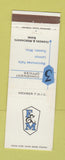 Matchbook Cover - Farmers and Merchants Bank Memonomee Falls Lannon Sussex WI
