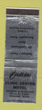 Matchbook Cover - Calkins Clinic Center Motel Spokane WA WEAR