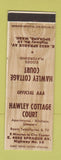 Matchbook Cover - Hawley Cottage Court Motel Spokane WA