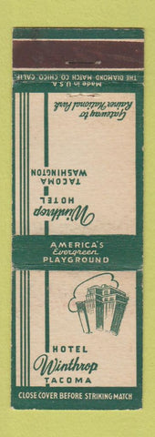 Matchbook Cover - Winthrop Hotel Tacoma WA WEAR
