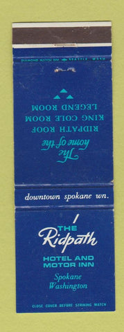 Matchbook Cover - Ridpath Motel Motor Inn Spokane WA