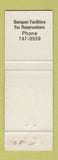 Matchbook Cover - Trio and Monte Carlo Room Spokane WA restaurant