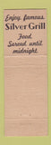 Matchbook Cover - Silver Room Hotel Spokane WA WEAR