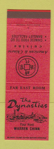 Matchbook Cover - Dynasties Chinese Restaurant Renton Federal Way WA