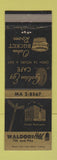 Matchbook Cover - Waldorf Hotel Seattle WA