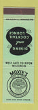 Matchbook Cover - Moxie's Wheel of Fortune Salad Bar Ripon WI