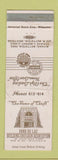 Matchbook Cover - Fond Du Lac Building Building and Loan WI WORN
