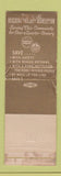 Matchbook Cover - Fond Du Lac Building Building and Loan WI WORN