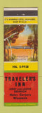Matchbook Cover - Traveler's Inn Hales Corners WI WEAR