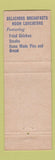 Matchbook Cover - Petrie's Restaurant Fond Du Lac WI