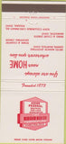 Matchbook Cover - Home Federal Savings Loan Hamilton OH 30 Strike