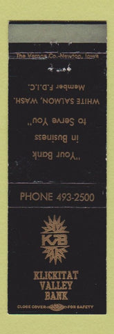 Matchbook Cover - Klickitat Valley Bank White Salmon WA WEAR