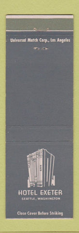 Matchbook Cover - Hotel Exeter Seattle WA
