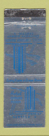 Matchbook Cover - Hotel Edmond Meany Seattle WA WORN