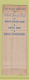 Matchbook Cover - Hotel Edmond Meany Seattle WA WORN