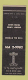 Matchbook Cover - Clarkston Hotel Seattle WA