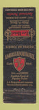 Matchbook Cover - Lee Hotel Port Angeles WA WORN