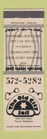 Matchbook Cover - Old City Jail Tacoma WA