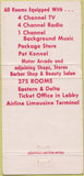 Matchbook Cover - Dempsey Motor Hotel Macon GA WEAR 30 Strike