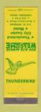 Matchbook Cover - Thunderbird City Center Motel Aberdeen WA