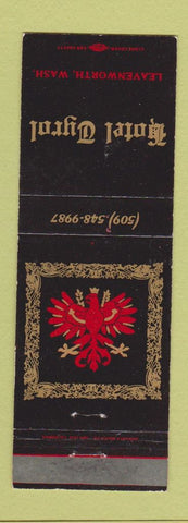 Matchbook Cover - Hotel Tyrol Leavenworth WA WEAR