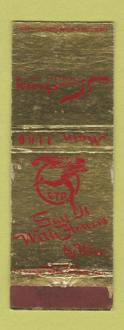 Matchbook Cover - J Crissey Flowers FTD Seattle WA WEAR
