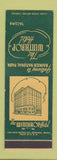 Matchbook Cover - Winthrop Hotel Tacoma WA