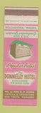 Matchbook Cover - Donnelly Hotel Yakima WA WEAR