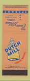 Matchbook Cover - Dutch Mill Coeur D'Alene Hotel Spokane WA