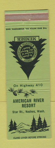 Matchbook Cover - American River Resort Naches WA