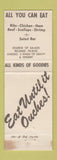 Matchbook Cover - Ken A Bob Buffet Storm Lake IA