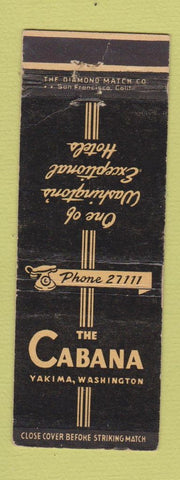 Matchbook Cover - The Cabana Yakima WA WEAR