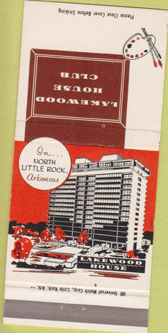 Matchbook Cover - Lakewood House Club North Little Rock AR 30 Strike