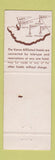Matchbook Cover - Chinook Hotel Yakima WA