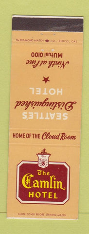 Matchbook Cover - The Camlin Hotel Seattle WA