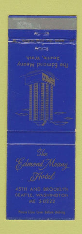 Matchbook Cover - Edmond Meany Hotel Seattle WA