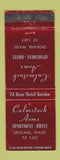 Matchbook Cover - Culmstock Arms Hotel Spokane WA WEAR