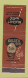 Matchbook Cover - Waldorf Hotel Seattle WA Golden Egg Cafe