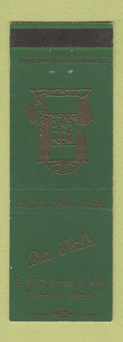 Matchbook Cover - Da Val's Dishman WA
