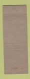 Matchbook Cover - The Wye Spokane WA