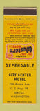 Matchbook Cover - City Center Motel Seattle WA