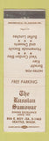 Matchbook Cover - Russian Samovar Restaurant Seattle WA