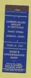 Matchbook Cover - Rose's Dressmaking Shop Spokane WA clothes
