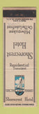 Matchbook Cover - Shorecrest Hotel Milwaukee WI WEAR