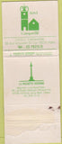 Matchbook Cover - Marlboro Lights Cigarettes Paris Camanile WEAR