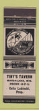 Matchbook Cover - Tiny's Tavern Marshfield WI Celia Lubinski