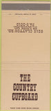 Matchbook Cover - Country Cupboard St Louis MO 30 Strike