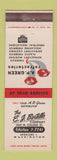 Matchbook Cover - AP Green Refractories Spokane WA