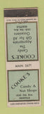Matchbook Cover - Cooke's Candy Nut Shoppes Seattle WA WORN