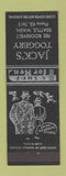 Matchbook Cover - Jack's Toggery Seattle WA Men's Clothes